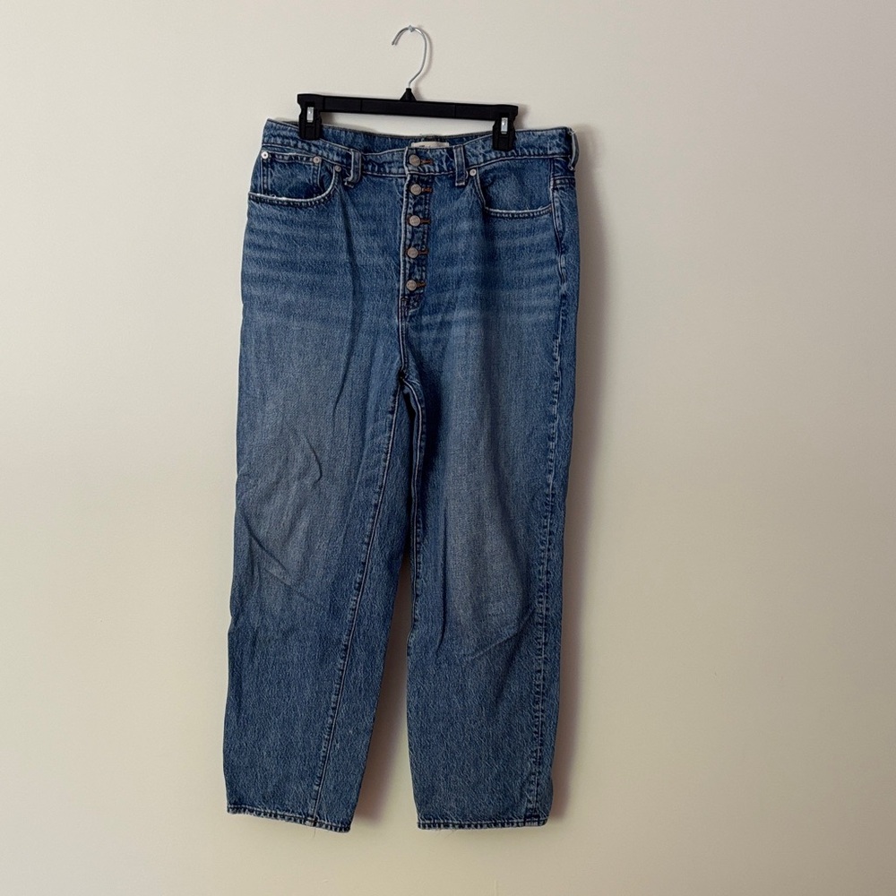 Madewell Women's perfect vintage Straight Leg Jeans - Blue